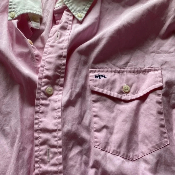 Ralph Lauren pink button down shirt - Picture 3 of 8